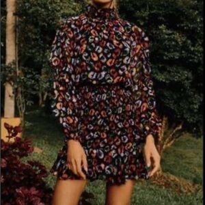 FARM Rio Multicolor Long Sleeve Dress